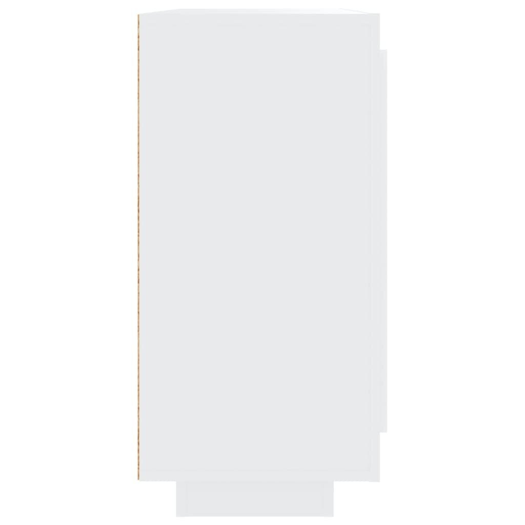 Sienas skapis, balts, 92x35x75cm, apstrādāts koks cena un informācija | Skapīši viesistabai | 220.lv