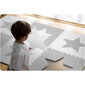 Putuplasta paklājiņš - puzle ar zvaigznēm., 180x180cm., 9gab. cena un informācija | Attīstošie paklājiņi | 220.lv
