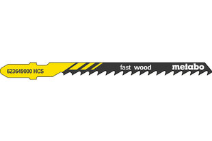 Zāģa asmens Metabo Fast Wood, 4.0x75 mm cena un informācija | Rokas instrumenti | 220.lv