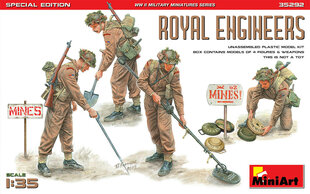 Līmējams modelis MiniArt 35292 Royal Engineers. Special Edition 1/35 cena un informācija | Līmējamie modeļi | 220.lv