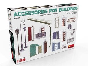 Līmējams modelis MiniArt 35585 Accessories for Buildings 1/35 cena un informācija | Līmējamie modeļi | 220.lv