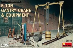 Līmējams modelis MiniArt 35589 5 Ton Gantry Crane & Equipment 1/35 cena un informācija | Līmējamie modeļi | 220.lv