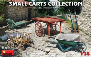 Līmējams modelis MiniArt 35621 Small Carts Collection 1/35 цена и информация | Склеиваемые модели | 220.lv