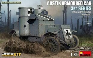 Līmējams modelis MiniArt 39010 Austin Armoured Car 3rd Series: German, Austro-Hungarian, Finnish Service. Interior Kit 1/35 cena un informācija | Līmējamie modeļi | 220.lv