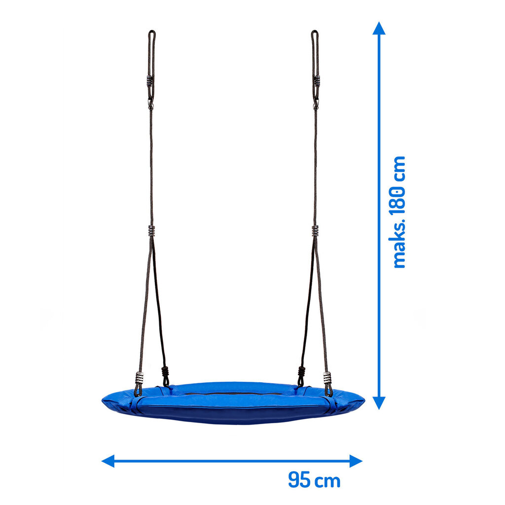 Šūpoles - ligzda, XXL, 95 cm. цена и информация | Šūpoles | 220.lv