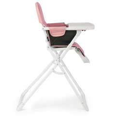 Augstais krēsls, balts un rozā цена и информация | Стульчики для кормления | 220.lv