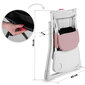 Augstais krēsls, balts un rozā цена и информация | Barošanas krēsli | 220.lv