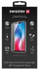 Swissten Ultra Durable Full Face / Full Glue Tempered Glass Premium 9H Aizsargstikls Xiaomi 12 Pro 5G Melns cena un informācija | Ekrāna aizsargstikli | 220.lv