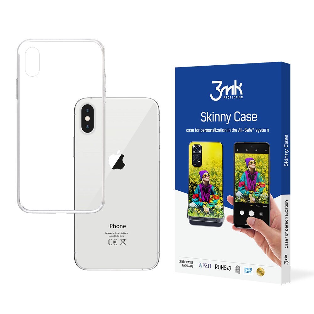Apple iPhone X/XS - 3mk Skinny Case cena un informācija | Telefonu vāciņi, maciņi | 220.lv