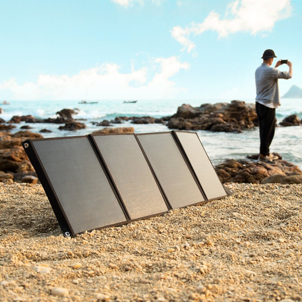 Choetech foldable solar charger 120W 1 x USB Type C / 2 x USB Type A (SC008) цена и информация | Lādētāji-akumulatori (Power bank) | 220.lv