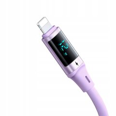 Mcdodo DIGITAL PRO USB kabelis ar Iphone 12W violets 1,2m cena un informācija | Savienotājkabeļi | 220.lv