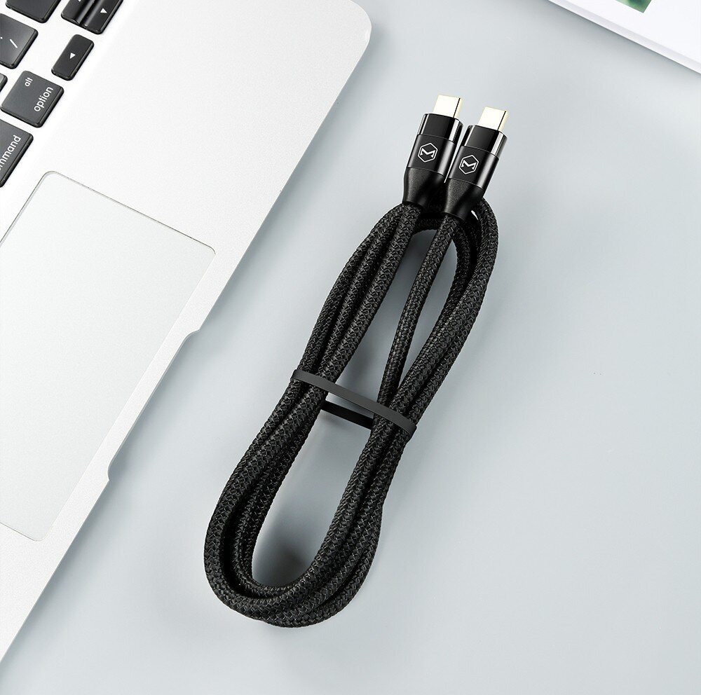 Mcdodo USB-C uz USB-C 4K 60Hz melns 2 m kabelis CA-7131 цена и информация | Savienotājkabeļi | 220.lv