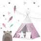Bērnu telts ar gaismām, rozā ar zvaigznēm cena un informācija | Bērnu rotaļu laukumi, mājiņas | 220.lv