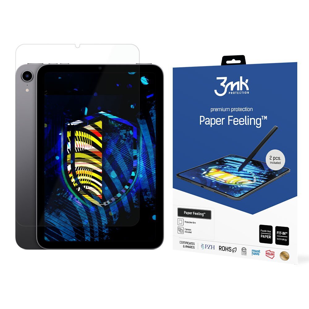 Apple iPad Mini 6 - 3mk Paper Feeling™ 8.3'' screen protector цена и информация | Citi aksesuāri planšetēm un e-grāmatām | 220.lv