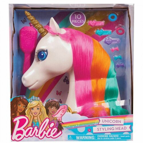 Just Play - Barbie vienradža galva цена и информация | Rotaļlietas meitenēm | 220.lv