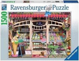 Puzle Ravensburger Ice Cream Shop 80x60 cm, 1500 gab. cena un informācija | Galda spēles | 220.lv
