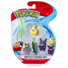 Pokemonu figūriņas Jazwares - Pokemon Battle Figure Yamper Hangry Morpeko cena un informācija | Rotaļlietas zēniem | 220.lv