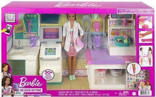 Bārbijas medicīnas komplekts Mattel - Barbie Careers Medical Playset, HFT68 цена и информация | Rotaļlietas meitenēm | 220.lv