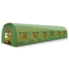 Садовый туннель - теплица, 3х6м (18м2), зеленый цена и информация | Теплицы | 220.lv