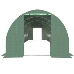 Dārza tunelis - siltumnīca, 2,5x4 (10m2), zaļš cena un informācija | Siltumnīcas | 220.lv