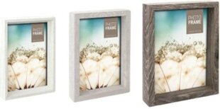 wood photo frames grey/brown/white 3 pieces - цена и информация | Рамки, фотоальбомы | 220.lv