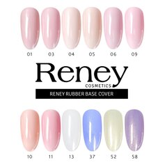 Резиновая основа Reney прозрачная, 10 мл цена и информация | Лаки для ногтей, укрепители | 220.lv