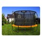 Profilēts dārza batuts ar iekšējo tīklu, 12 pēdas / 374 cm, Neo-Sport цена и информация | Batuti | 220.lv