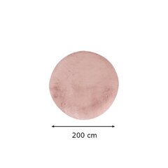 Paklājs Heaven rozā Ø200 cm cena un informācija | Paklāji | 220.lv