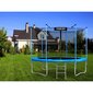 Dārza batuts ar iekšējo tīklu un kāpnēm, 10 pēdas / 312 cm., Neo-Sport цена и информация | Batuti | 220.lv