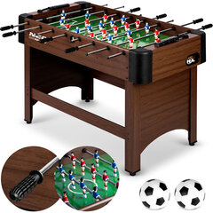 Футбол настольный, 119x61x79 см.,  тёмно-коричневый цена и информация | футбольный стол 71 x 37 x 60 см | 220.lv