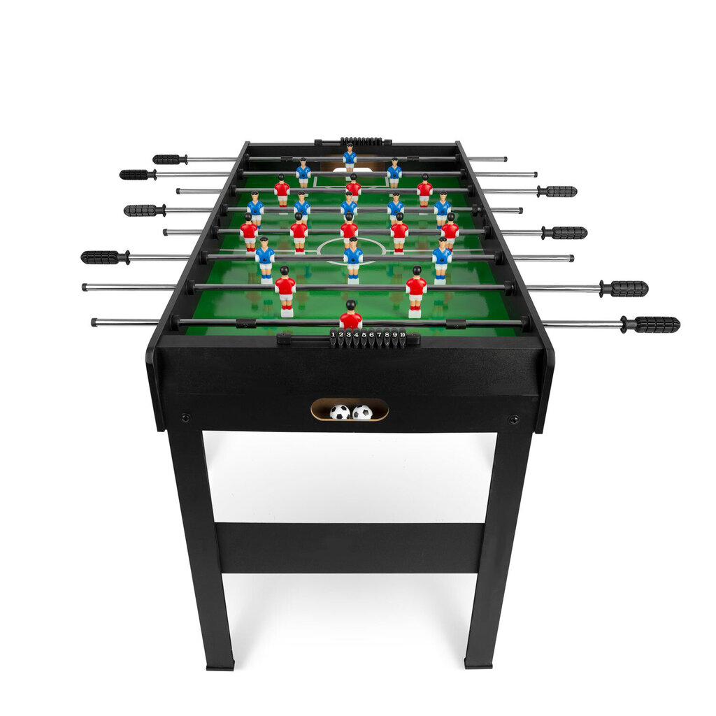 Galda futbols, 115 x 61 x 79 cm melns cena un informācija | Galda futbols | 220.lv