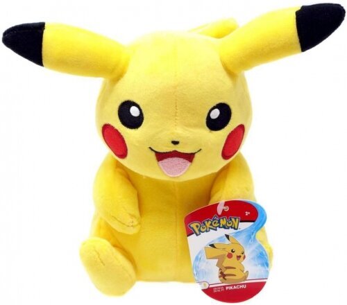 Mīkstā rotaļlieta Jazwares - Pokemon Pikachu, 20 cm цена и информация | Mīkstās (plīša) rotaļlietas | 220.lv