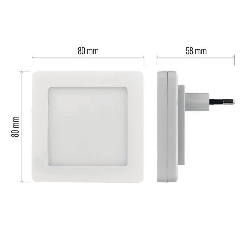 Nakts lampiņa EMOS LED 230 V, foto sensors cena un informācija | Lampas bērnu istabai | 220.lv