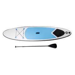 Надувная Sup доска с веслом, 305 см, белый/синий цвет цена и информация | SUP доски, водные лыжи, водные аттракционы | 220.lv