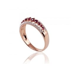 Золотое кольцо для женщин Diamond Sky Camellia II 4752263018037 цена и информация | Кольца | 220.lv