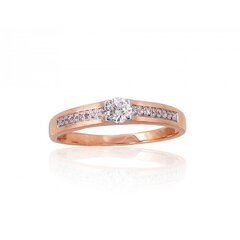 Золотое кольцо для женщин Diamond Sky Malori 4752263018112 цена и информация | Кольца | 220.lv