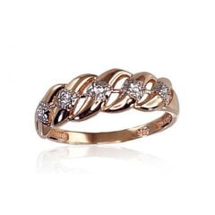 Золотое кольцо для женщин Diamond Sky Camellia 4752263018754 цена и информация | Кольца | 220.lv