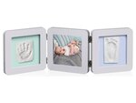 Baby Art Double Print Frame набор для изготовления отпечатка ножки/ручки малыша, pastel