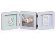 Baby Art Double Print Frame komplekts mazuļa pēdiņu/rociņu nospieduma izveidošanai, pastel цена и информация | Mazuļa nospiedumi | 220.lv
