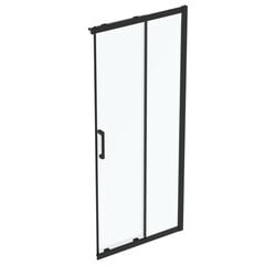 Dušas kabīnes bīdāmās durvis Ideal Standard CONNECT 2 90x195 cm, matēts melns. K9261V3 cena un informācija | Dušas kabīnes | 220.lv