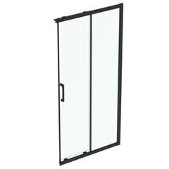Dušas kabīnes bīdāmās durvis Ideal Standard CONNECT 2 100x195 cm, matēts melns. K9262V3 cena un informācija | Dušas kabīnes | 220.lv