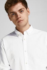 Льняная рубашка Jack & Jones 12196819WHITE-XL цена и информация | Мужские рубашки | 220.lv