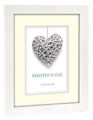 picture frame Regent 33 x 43 cm wood white 2-parts - цена и информация | Рамки, фотоальбомы | 220.lv