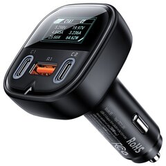 Acefast car charger 101W 2x USB Type C / USB, PPS, Power Delivery, Quick Charge 4.0, AFC, FCP black (B5) цена и информация | Зарядные устройства для телефонов | 220.lv
