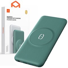 Mcdodo Powerbank 10000mAh PD 3.0 iPhone 12 Magsafe Green cena un informācija | Lādētāji un adapteri | 220.lv