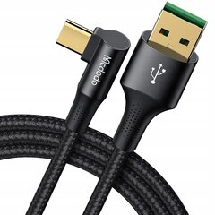 Кабель для быстрой зарядки телефона Mcdodo, угловой USB-C 65W 6A 2M цена и информация | Кабели для телефонов | 220.lv