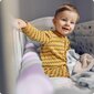 Bērnu gultiņas aizsardzība - bize, 3m violeta un pelēka cena un informācija | Bērnu gultas veļa | 220.lv