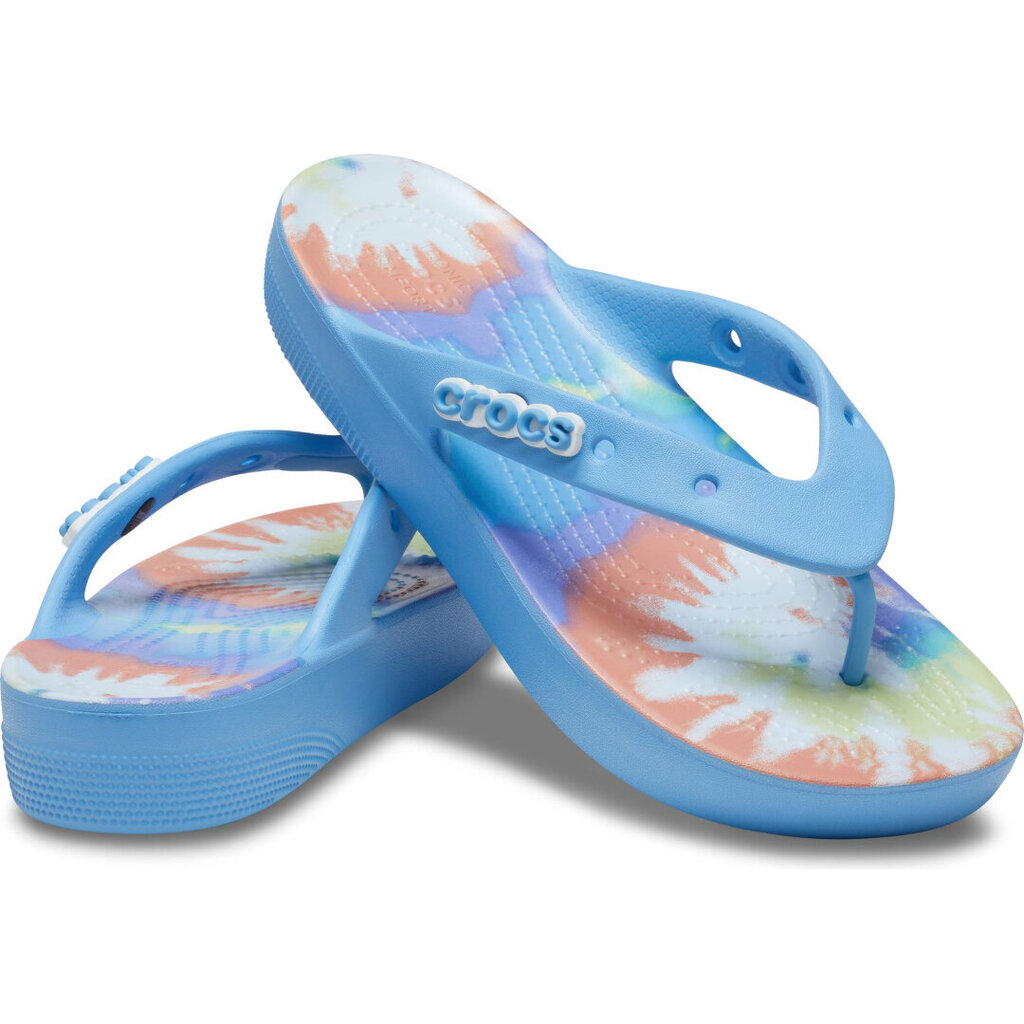 Iešļūcenes sievietēm, Crocs™ Classic Platform Tie Dye 201985 cena un informācija | Iešļūcenes, čības sievietēm | 220.lv