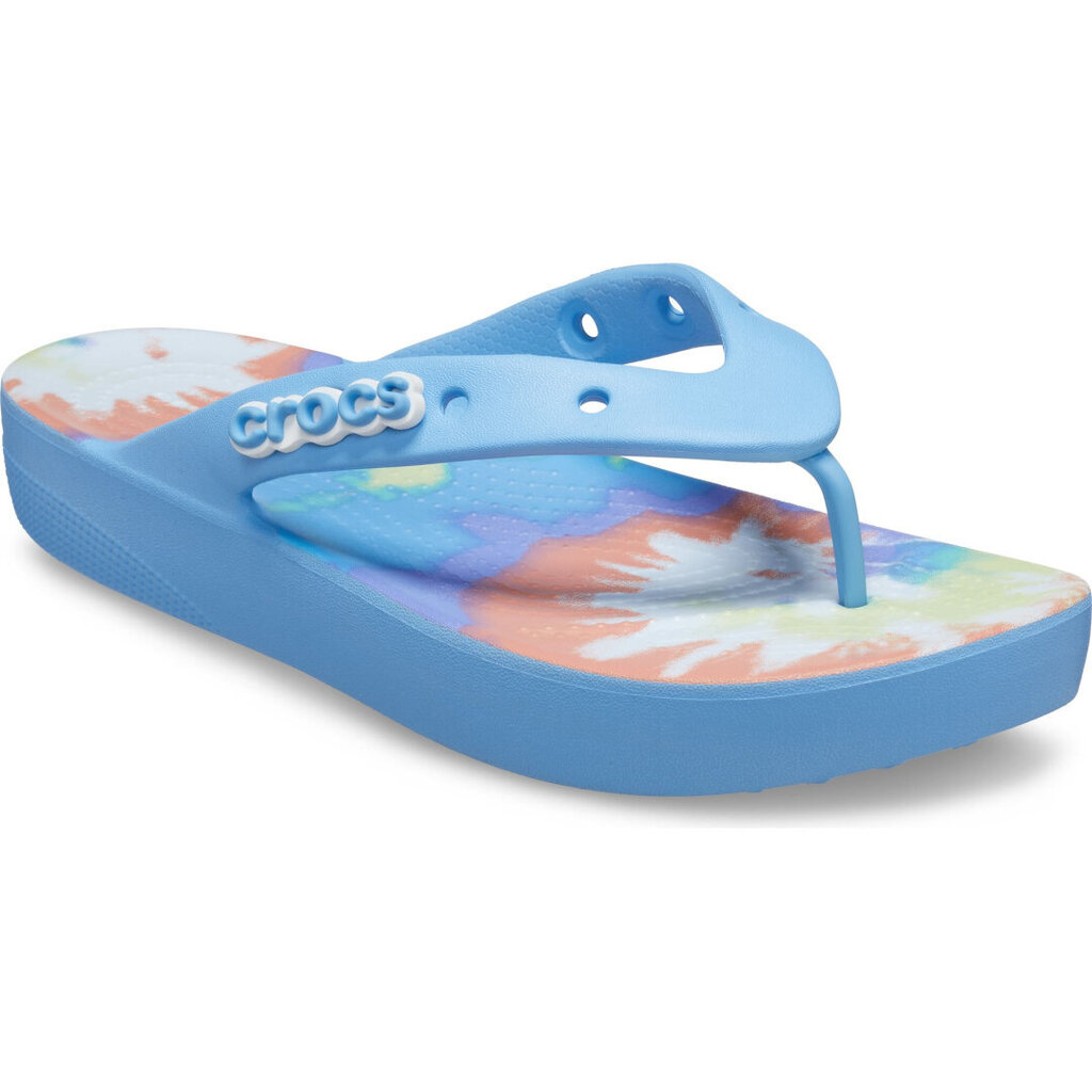 Iešļūcenes sievietēm, Crocs™ Classic Platform Tie Dye 201985 cena un informācija | Iešļūcenes, čības sievietēm | 220.lv