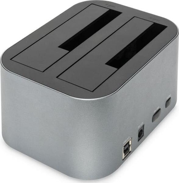 Digitus 2.5"/3.5" USB 3.0 Dual SATA HDD Docking Station cena un informācija | Portatīvo datoru dzesēšanas paliktņi un citi piederumi | 220.lv